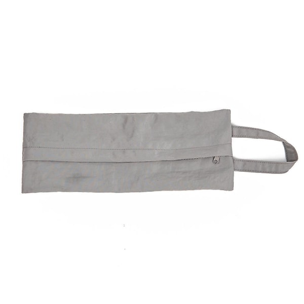 Bärbar tvättduk kosmetisk väska Bärbar resefinish liten väska, gjord av absorberande tyg gray