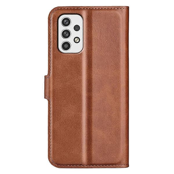 För Samsung Galaxy A23 4G/5G (Global version) Anti-scratch texturerat PU-läder plånboksfodral justerbart