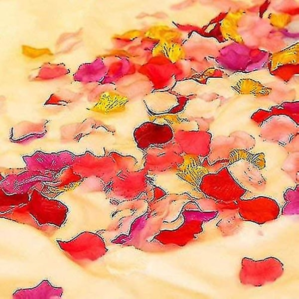 1000 stk. Kunstige Silkeblader Roseblader Dekorasjon Bryllupsfest.rose