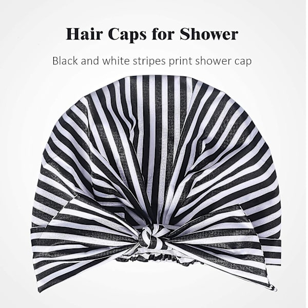 Althee Dusjhette Vanntett Satinforet Turban Dusjhette Bonnet Justerbar Dusjhatt For Kvinner