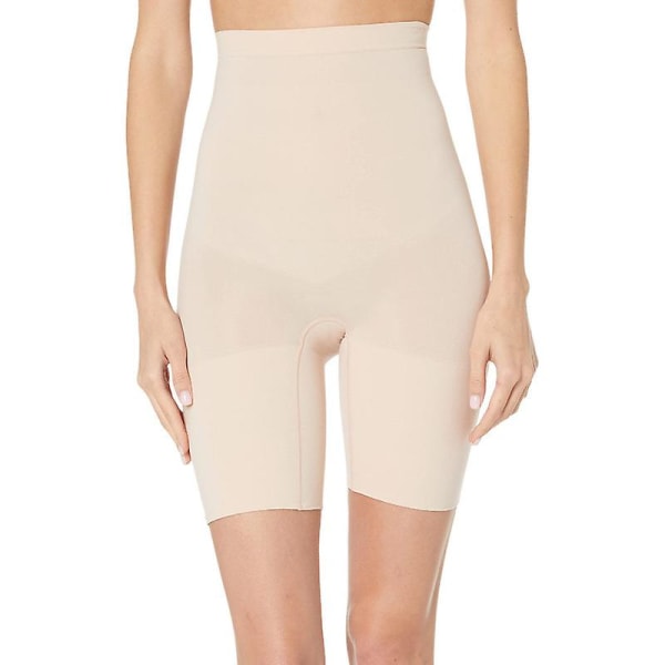 Högmidjade formande shorts, trosor med magkontroll Beige 3XL