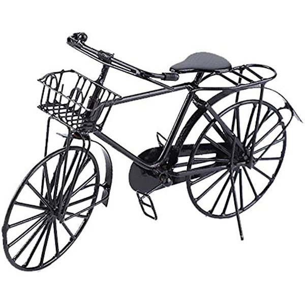 Ritoeasysports Dockhus Miniatyrcykel 1:12 Miniatyr Metallcykel Dockhus Dockhus Dekorationstillbehör Plyschleksak Kuddar Dekorativa Kuddar & Co