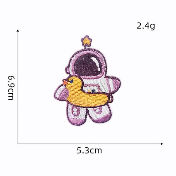 Planeetta Astronautti Kirjonta Tarrat (12 kpl)