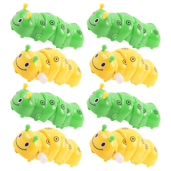 8 st uppdragbara larv leksaker barn pedagogiska leksaker (slumpmässig färg) Random Color 8.5X3X2.5CM