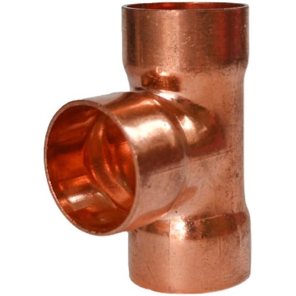 Lodding Kobberfittings - Lik T-Stykke 14 Cm - Conform Grå2 Stk