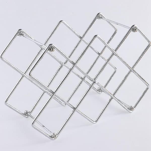 Vinställ för bänkskiva, Flaskställ, Vinställ, Flaskställ, Silver