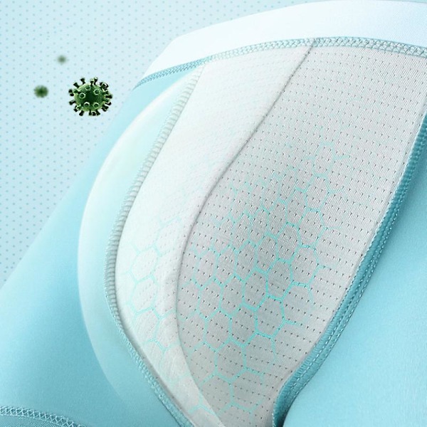 7-pack herrars is-silke mesh andningsbara underkläder, sexiga trosor absorberande mjuka 3d ultratunna bekväma herrboxerkalsonger 7 Packs 4XL
