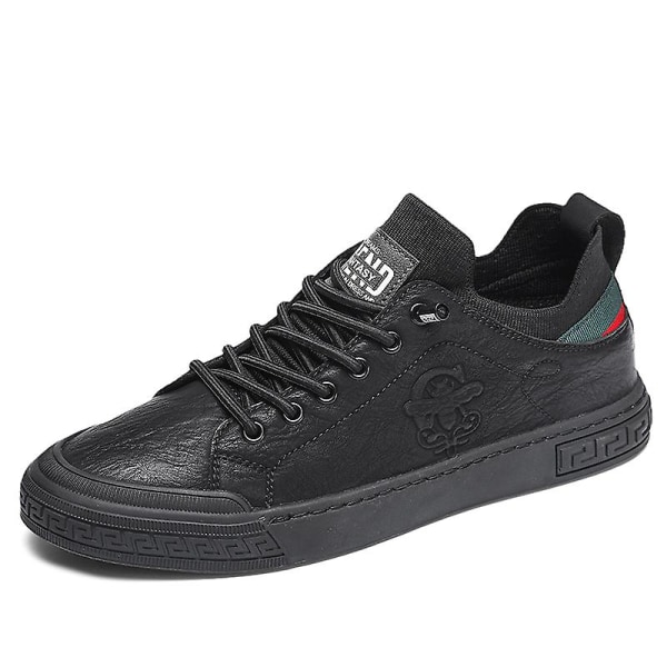 Herre Casual Sko Flate Sneakers Fr2159 Black EU 41