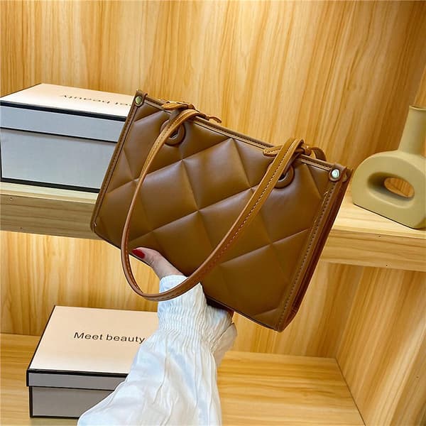 Crossbody tasker til kvinder  Mode  Letvægts håndtasker Skuldertaske brown