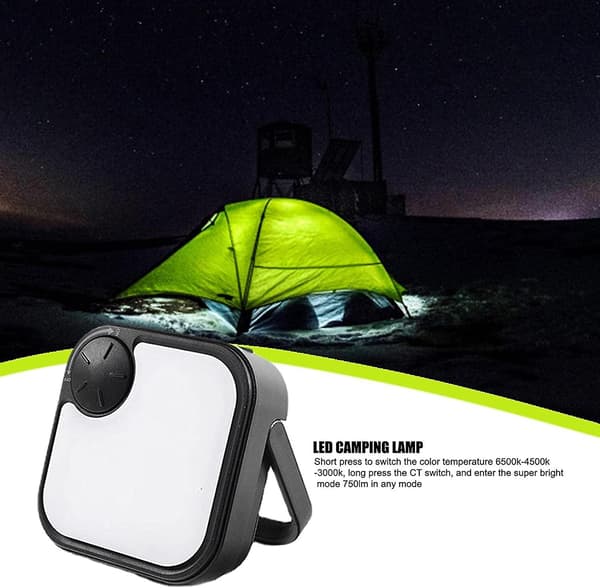 Genopladelig Campinglanterne 3 Lystilstande LED Campinglanterne 3000mah