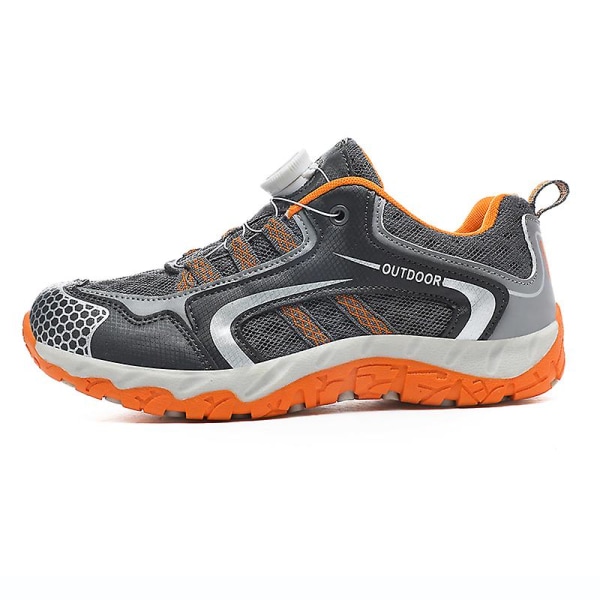 Dam Vandringsskor Låg-Top Sneakers För Utomhus Trailing Trekking Walking 3D232 Gray EU 36