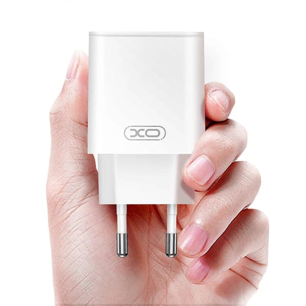 USB-C Strømforsyning 20W Kompakt Lader med 60W USB-C Kabel, Hvit