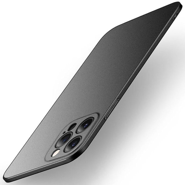 Slankt Designet Til Iphone 15 Cover, Ultratyndt Robust Beskyttelsescover black iPhone15Pro