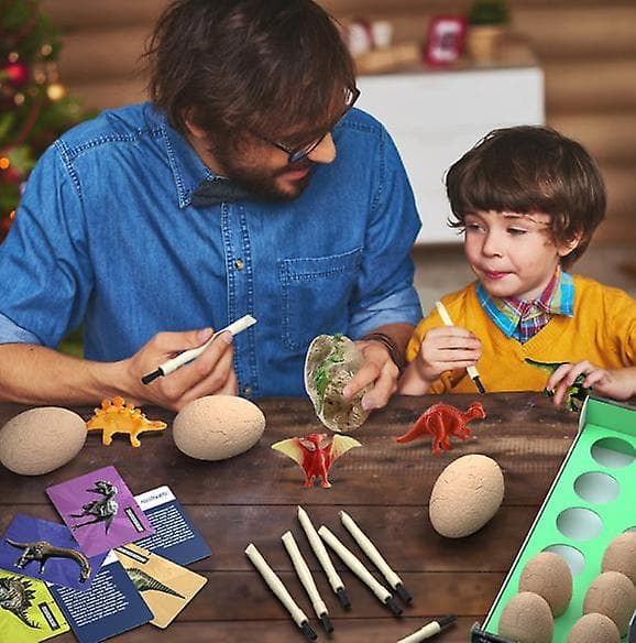 Dino Egg Utgravingssett - Påskeegg Leker For Barn