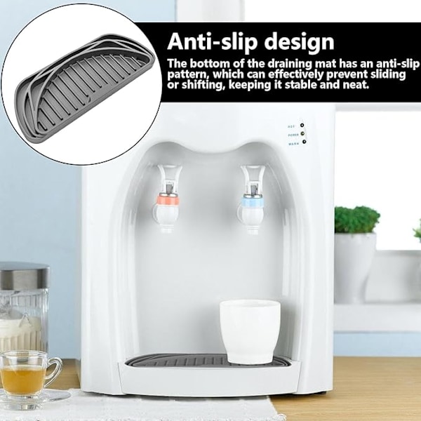 Kylskåp Droppmatta, Vattendispenser Droppbricka,Vattendispenser Anti-Slip droppbricka - Droppfångare för hushållsbänkskivor