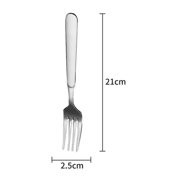 4-delt middagsgaffelsæt, fødevaregodkendt rustfrit stål bestikgafler, spejlpoleret, tåler opvaskemaskine style1