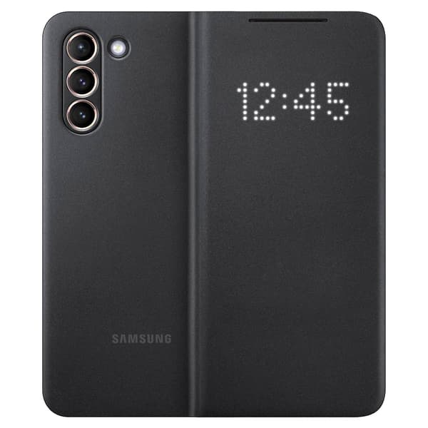Officielt Samsung LED View Cover Case til Samsung Galaxy S21 Plus - Grå Black