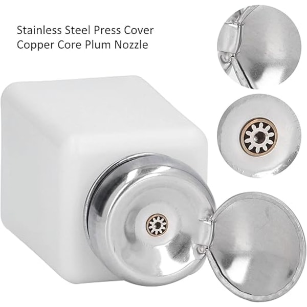 200ml Push Down Dispenser Pumpe Flaske (Blå)