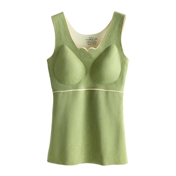 Innerfleece Termisk Vest Beste Termoundertøy For Jenter Ermeløse Intime Topper L Green