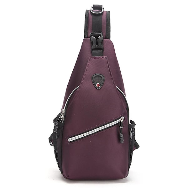 Herr Bröstväska Mode Casual Trend Lätt Stor Kapacitet Messenger Bag Oxford Tyg Cykling Herr Väska purple