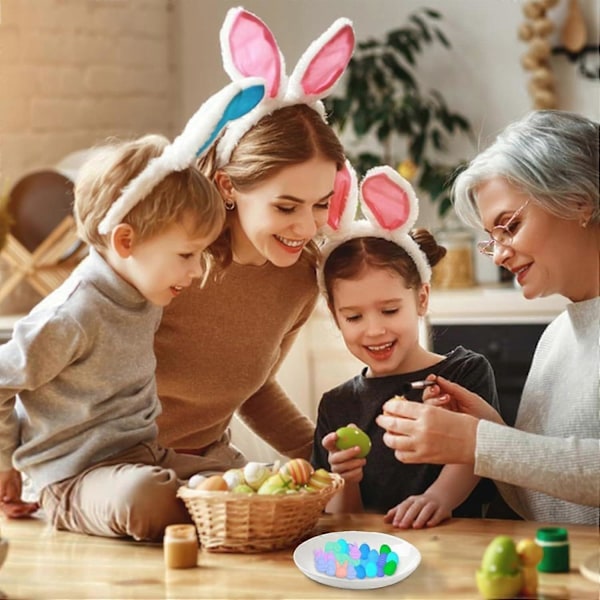 Påsk silikonform, 58 håligheter mini kanin silikonform, lämplig för påskfest bakning av mjukt godis, choklad, kakor.