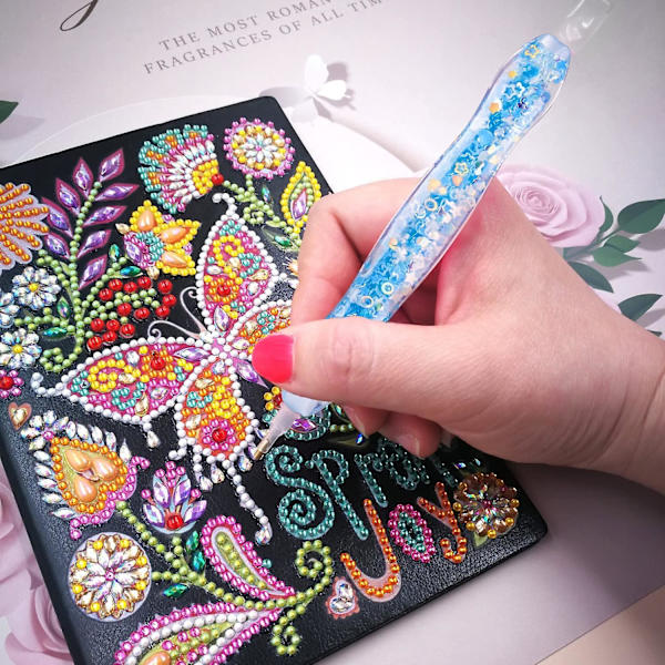 Selvlysende Diamantmaleri Borekunst Værktøjspen og Tilbehør, Resin Lysende 5d Rhinestone Picker Stick Værktøj Diamantmaleri Tilbehør Penne