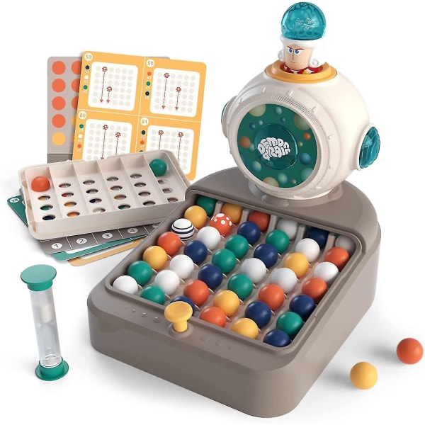 Rainbow Bead Game For Kid - Färgsorteringsleksaker för småbarn, räknematteleksak och pussel för barn 3-6 år gammal pojke och flicka Födelsedagspresenter, pärlmatch