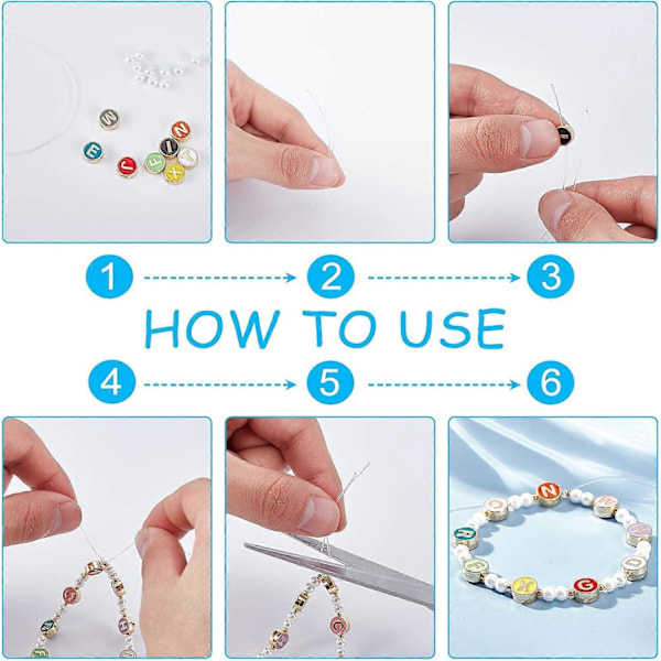 52 kpl Alloy Letter Beads Pyöreät Välihelmet Aakkoshelmet Löysät Emalihelmet Charms DIY-kaulakorun rannekorun korujen valmistukseen (sekavärisiä)