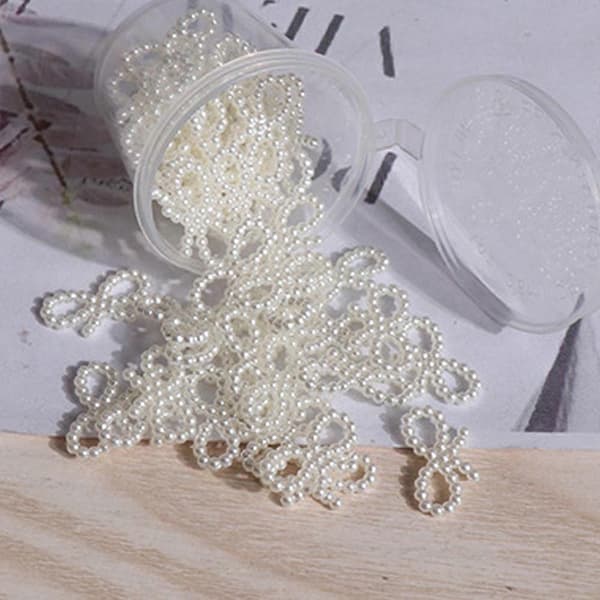 Pärlutsmyckningar, Pärlblomknappar Brosch, Bröllops DIY-tillbehör, Kläder, Väskor, Skor, Julpärlor