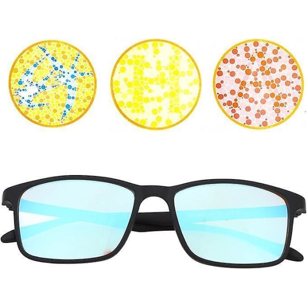 Färgblindhetsglasögon, Fashionabla röd-gröna färgblindhetsglasögon Färgblindhetskorrigerande glasögon Förbättrade-premium High -GSL