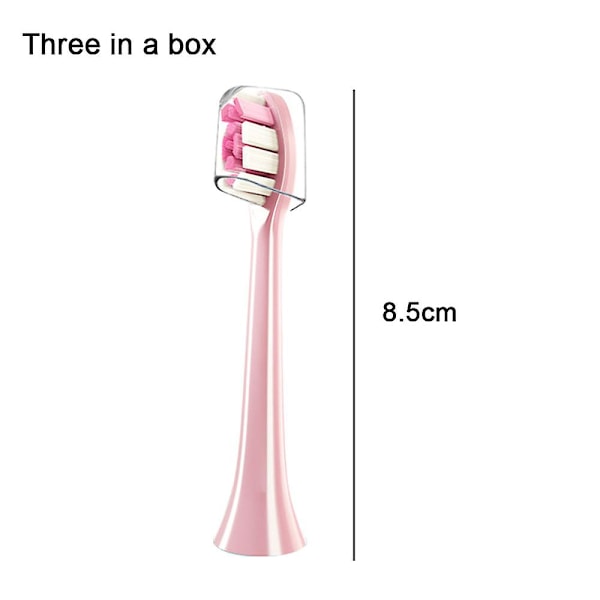 Reservedeler til tannbørstehode, 3 børstehoder Style 6