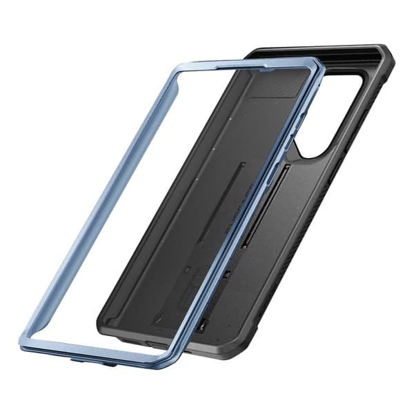 Galaxy S23 Ultra Støtsikkert Deksel Stativ Supcase Unicorn Beetle Pro Rød Blue