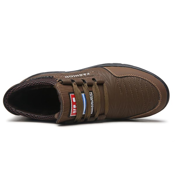 Herre Business Casual Bjergbestigning Bomuldssko Fr9701 Brown EU 42