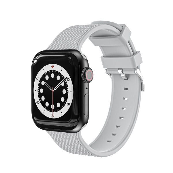 44 mm 42 mm Iwatch-rem, Iwatch Se-serien Byte av silikonrem Sporttillbehör 7 6 5 4 3 2 1grå