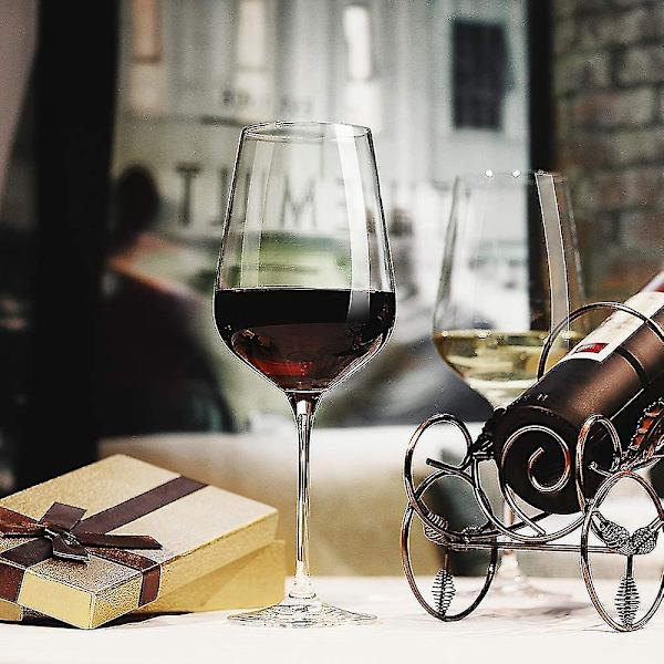 Premium Kristallvinglas (set om 2) - handblåst - klart, perfekta vingåvor för fest, alla hjärtans dag, årsdag eller alla tillfällen