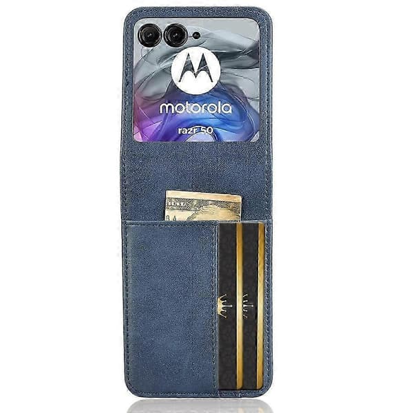 Plånboksfodral för Motorola Razr 50 5g Stöttåligt Läder Telefonskal Style E