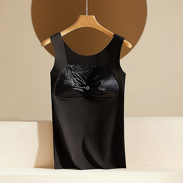 Ny spets termisk väst förtjockad fast kopp grafen självuppvärmande slipning botten XL 110-130 Pounds Light Coffee