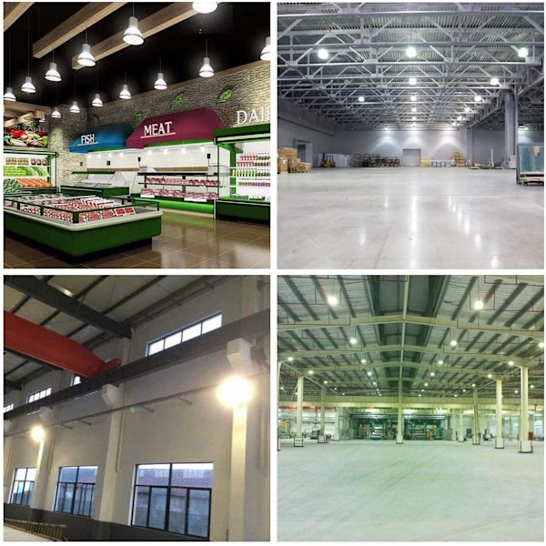 E40 LED Majslampa, 80W Högpresterande Super Stark LED-lampa, 8000lm Ersätter 600W, Varmvit 2700k 85-265V Garage Fabrik Lagerbelysning Warm light