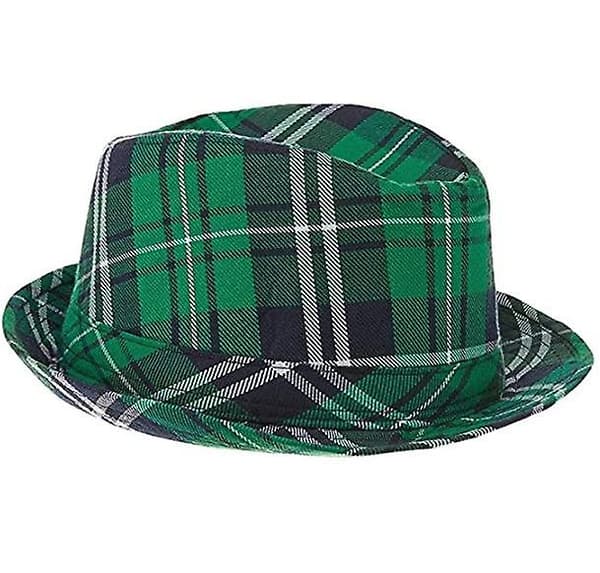 Dekorationer för St. Patrick's Day grön hatt