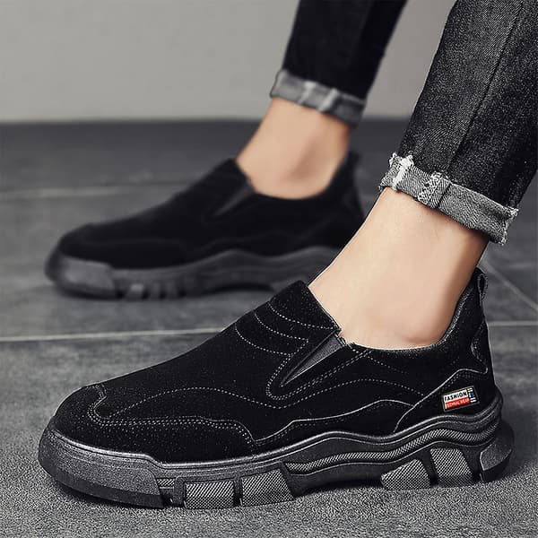 Herre Casual Sko Mode Skridsikre Sko Fr8108 Black EU 41
