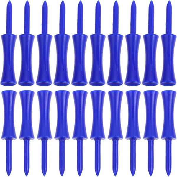 100 st 68 mm plast nedfälld golftröjor graderat slott Tee höjdkontroll