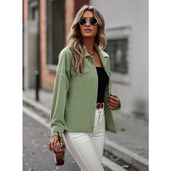 Dam Temperament Rock 2023 Vår Och Höst Allt Med Mode Casual Slim Damkläder green M
