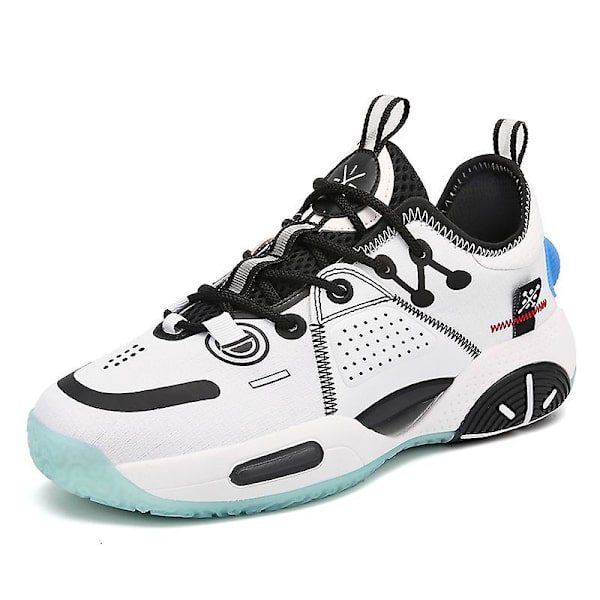 Basketbollskor för män Andningsbara halkfria sportskor Fr8599 WhiteBlack EU 41