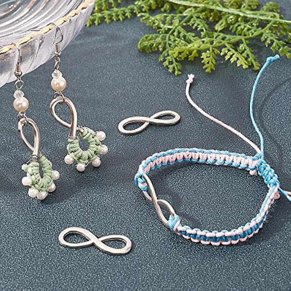 Infinity Charm 20kpl Love Charm 30mm/1\" One Direction Infinity Symbol 30mm/1\" Riipusliitin Ystävänpäivä Joululahja Plat