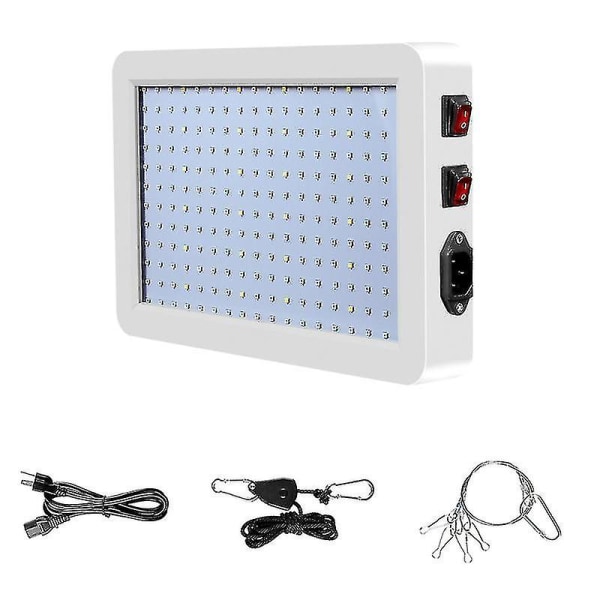 3000w LED-växtlampa Hydroponisk Full Spectrum inomhus Veg Plants Tältlampa 1000W-216LEDs US Plug