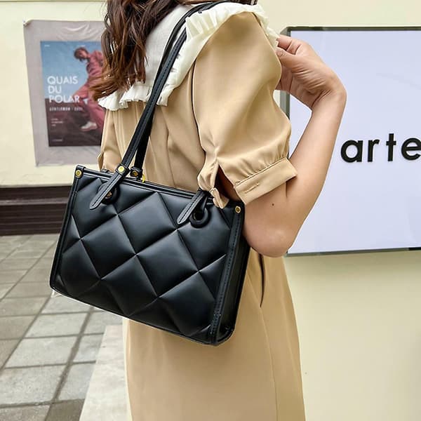 Crossbody tasker til kvinder  Mode  Letvægts håndtasker Skuldertaske black