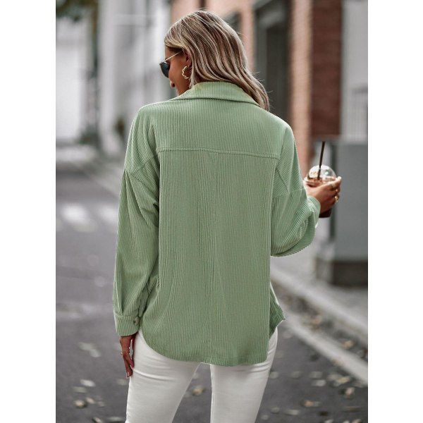 Dam Temperament Rock 2023 Vår Och Höst Allt Med Mode Casual Slim Damkläder green M