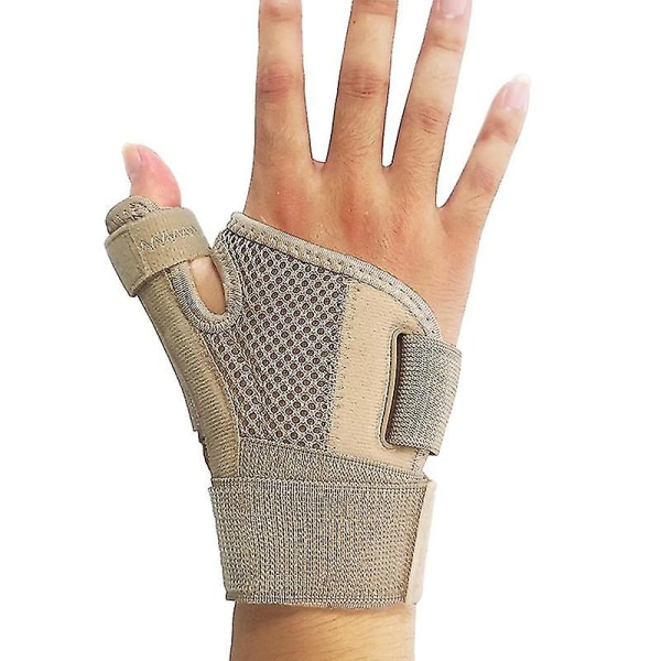 Flexibel Splint Handled Tumstödsbygel för tendinit Artrit Andningsbar tumskyddsskydd Passar höger och vänster hand