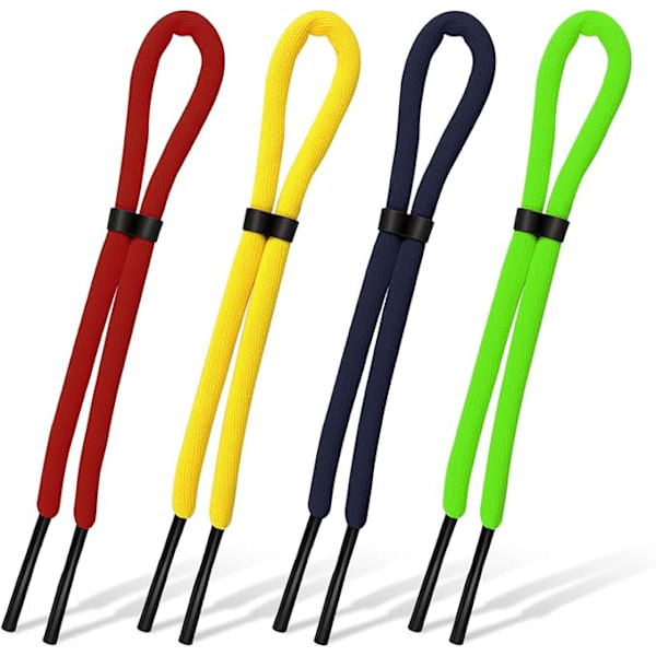 4 st 66cm Flytande Solglasögonrem, Justerbar Solglasögonhållare Anti-Lost Glasögonremmar