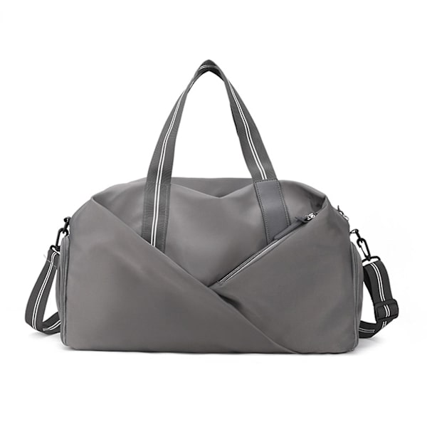 Sporty Reisepose Arbeidsbesparende Duffelbag Forsterket Skulderveske Grey